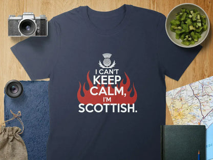 I Can't Keep Calm I'm Scottish Graphic T-Shirt product type