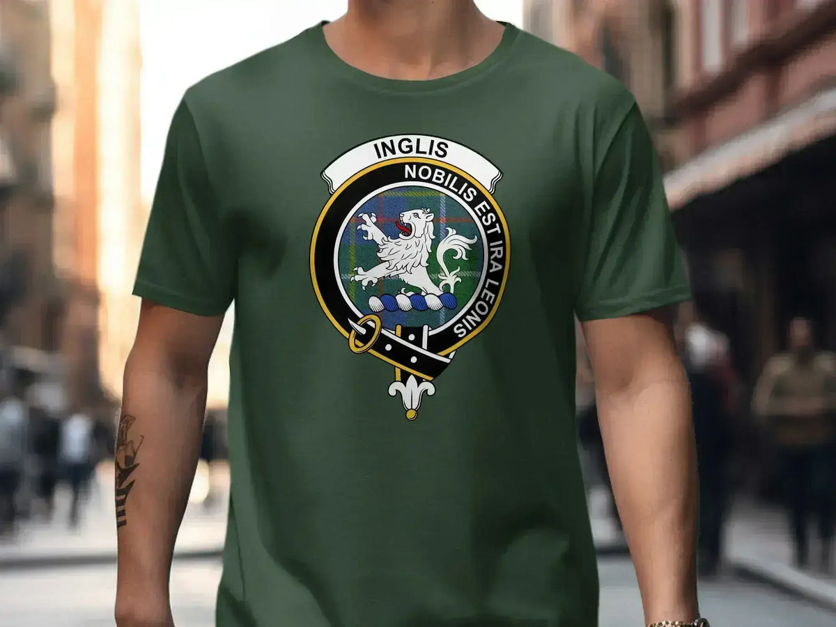 Inglis Nobilis Est Ira Leonis Emblem T-Shirt