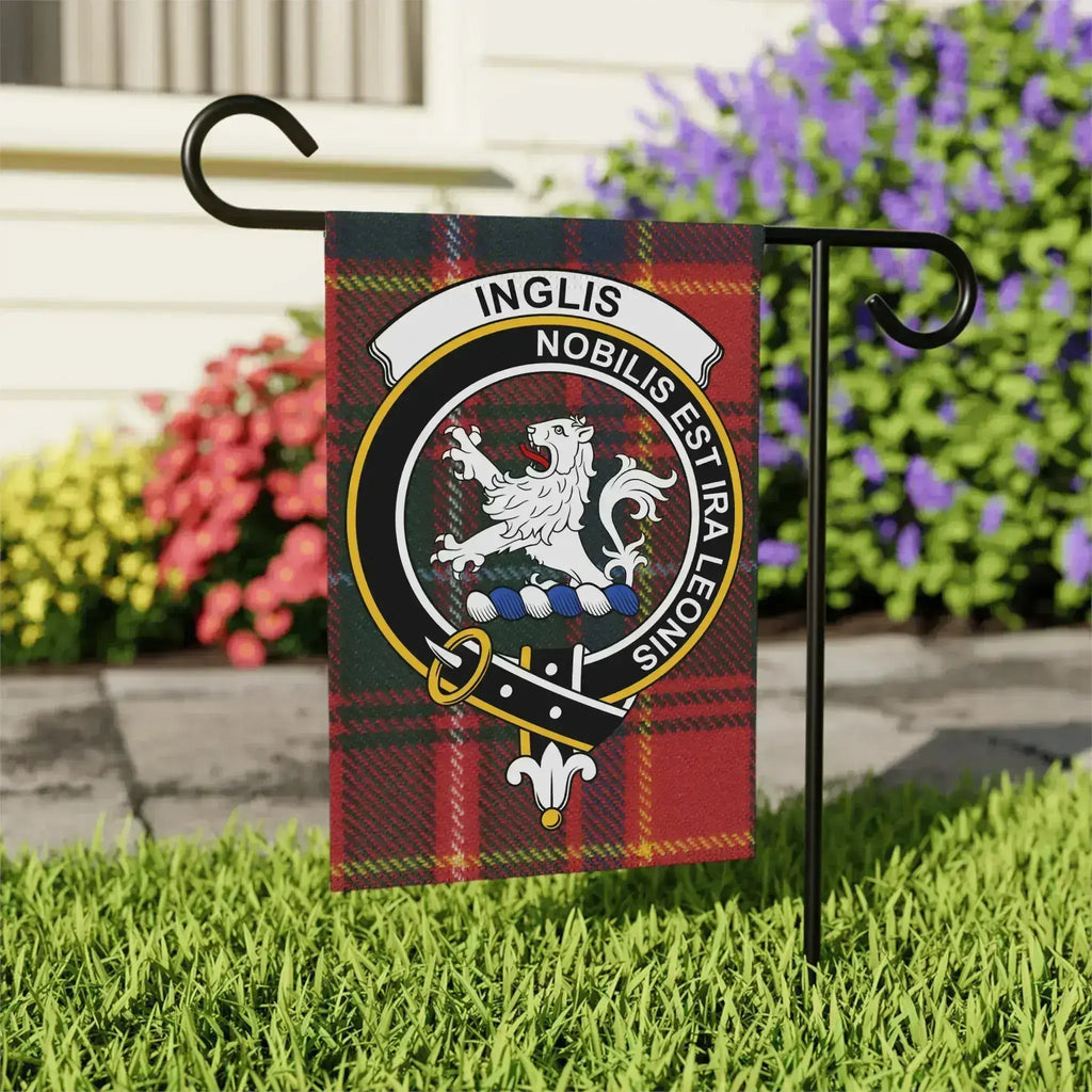 Inglis Noblis Est Ira Leonis Sign Garden Flag