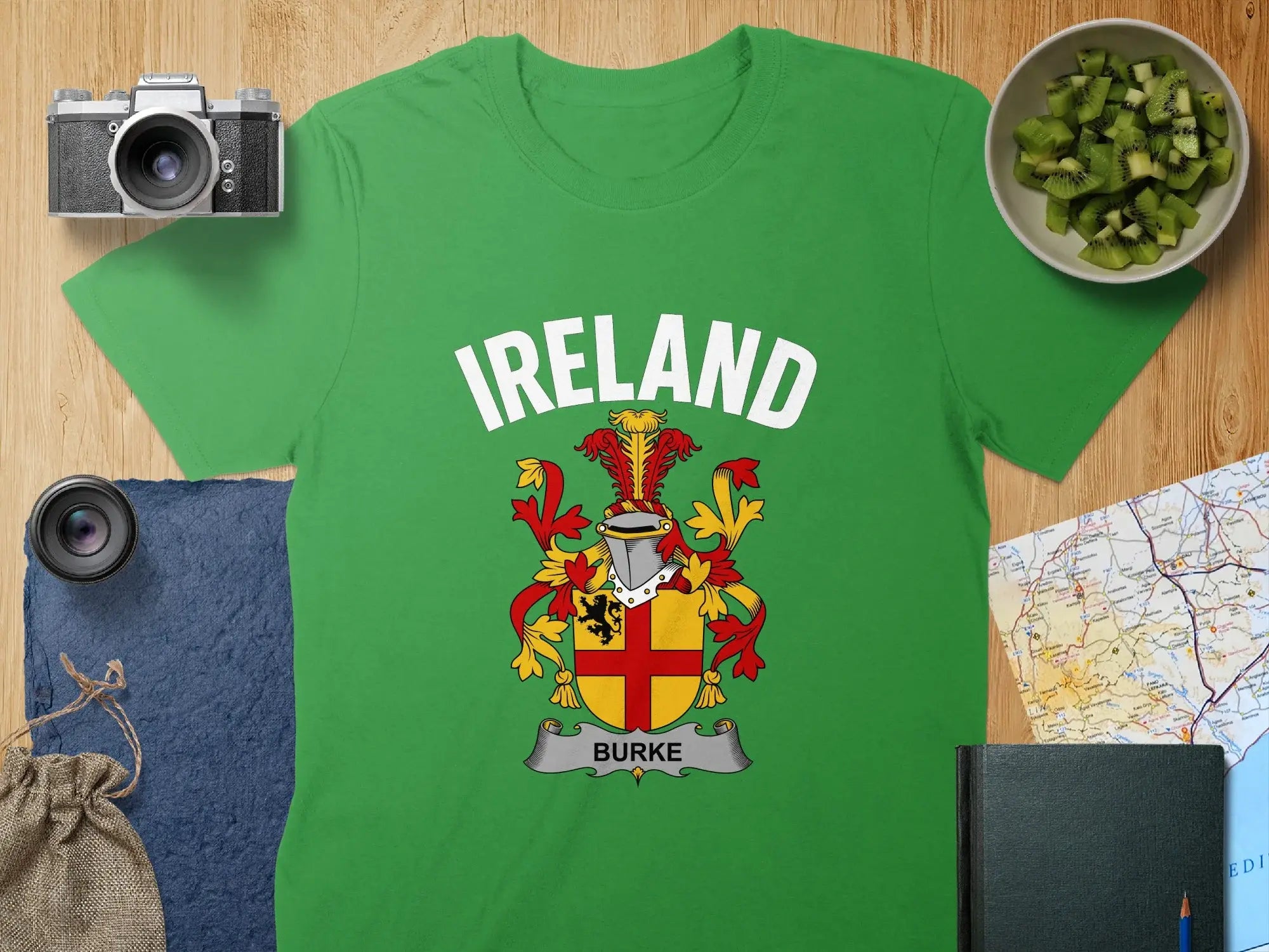 Ireland Burke Coat of Arms Crest T-Shirt