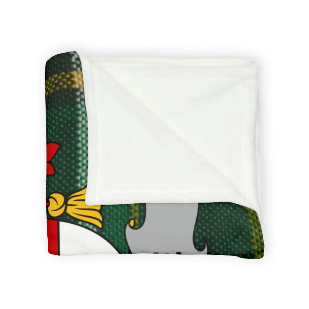 Festive Holiday Blanket with Fun Characters Blanket