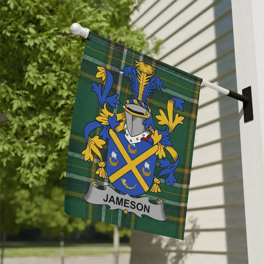 Custom Family Crest Flag Personalized Jameson product