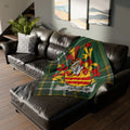 Jessop Family Crest Blanket with Tartan Design