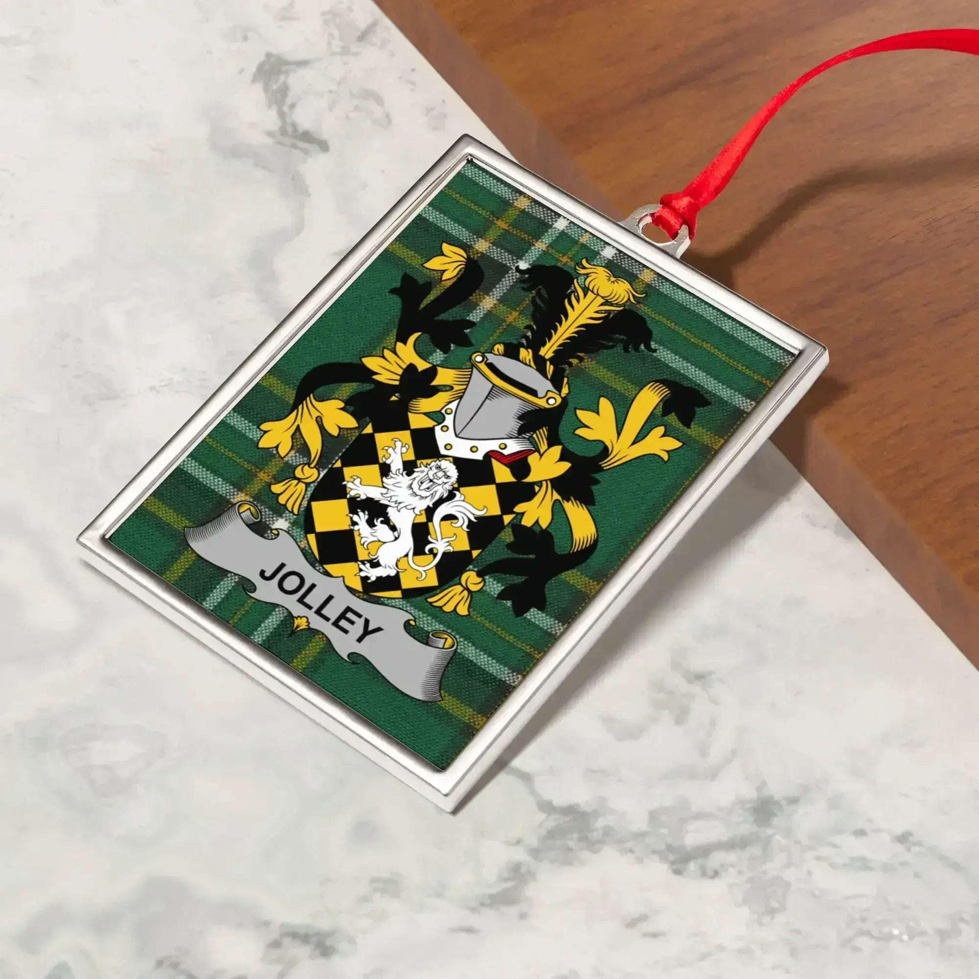 Jolley Family Crest Rectangular Ornament product