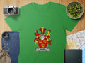 Jones Family Crest Green Tee Shirt
