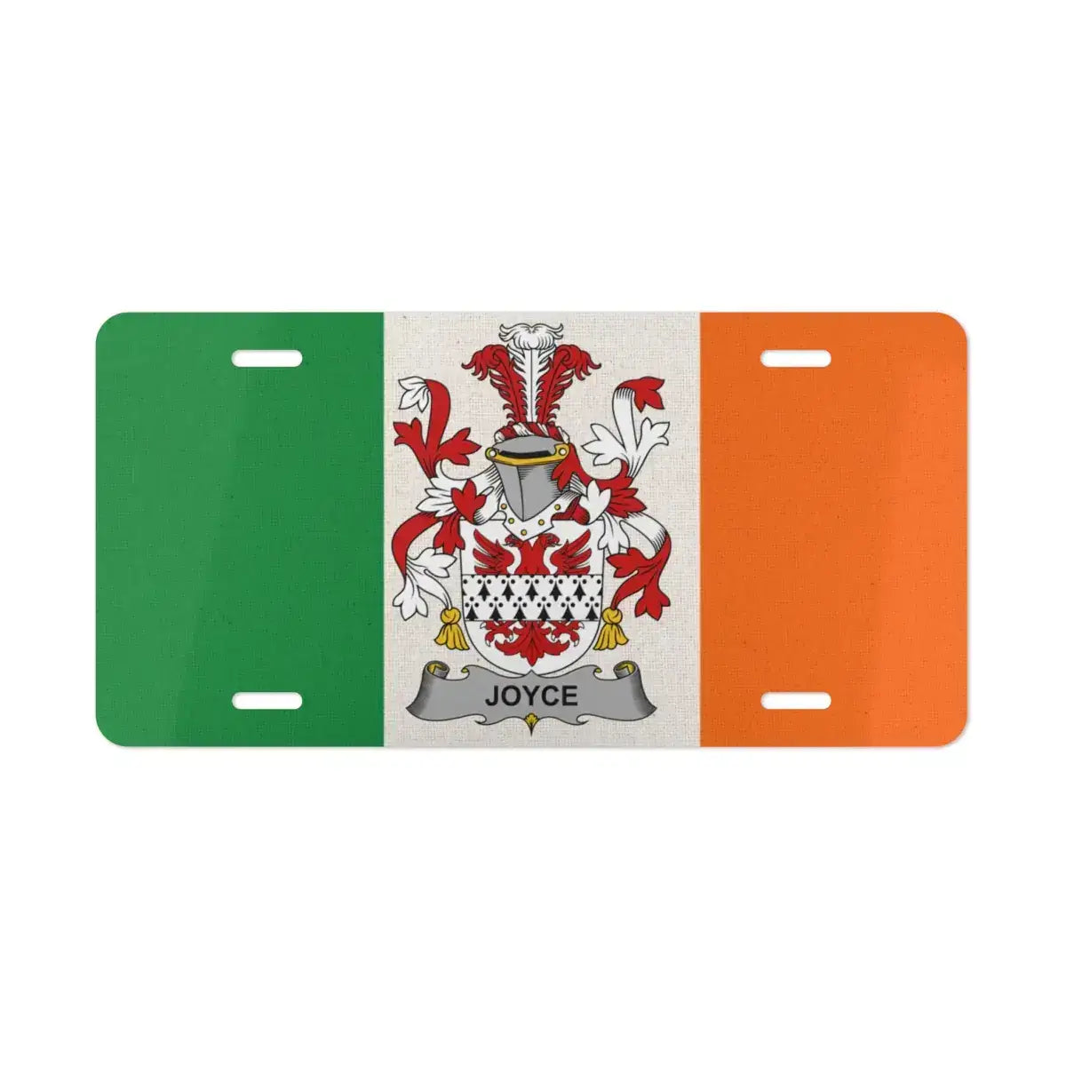 Joyce Family Crest Irish Flag License Plate product
