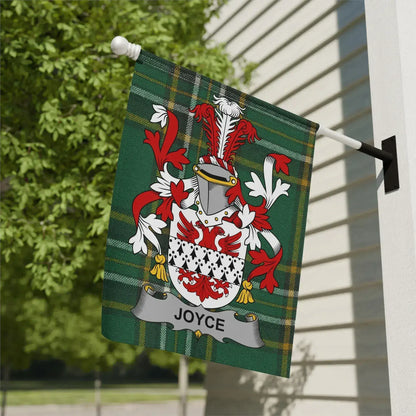 Green Heraldic Crest Personalized Flag product