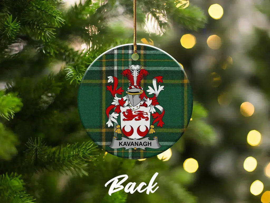 Kavanagh Family Crest Round Ornament Holiday product