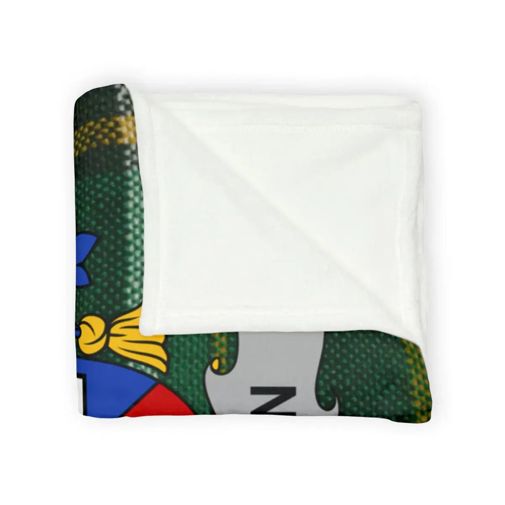 Cozy Folded Blanket with Colorful Design Blanket