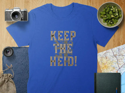 Keep The Heid Bold Blue Graphic Tee product