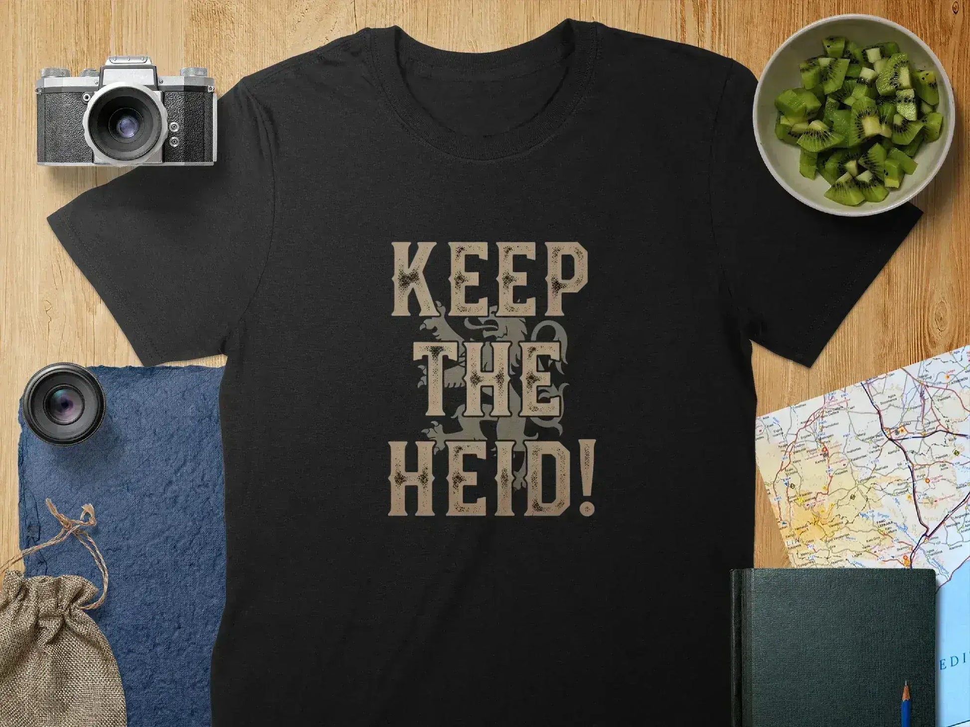 Unique Keep The Heid Statement Graphic Shirt product