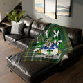 Custom Personalized Family Coat of Arms Throw Blanket