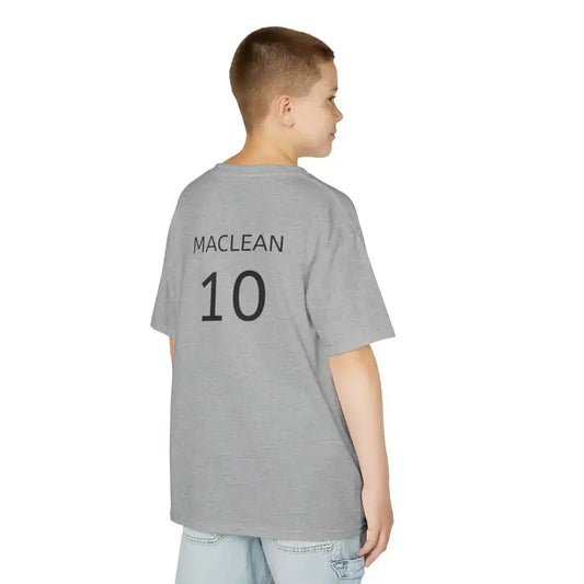 Personalized Gray 'MACLEAN 10' T-Shirt for Unique Style