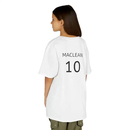 Custom Maclean 10 White T-shirt for Kids and Youth