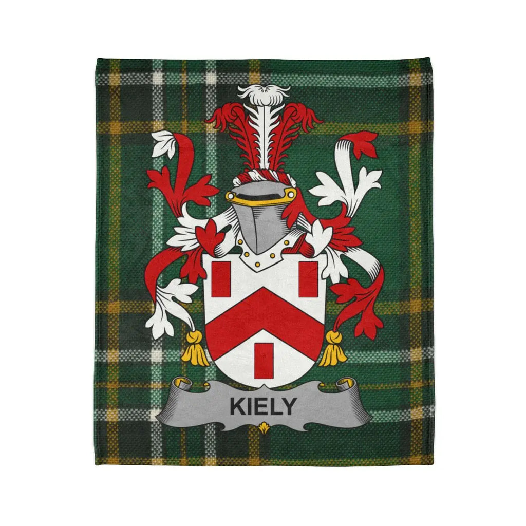 Family Crest Kiely Tartan Plaid Blanket Product