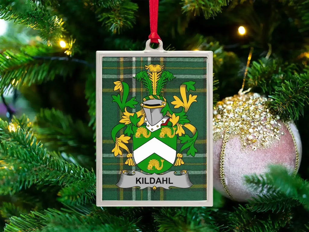 Family Crest Personalized Ornament Holiday product