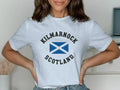 Kilmarnock Scotland Flag Graphic Tee Shirt