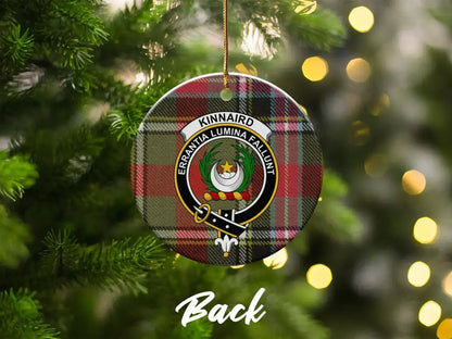 Scottish Family Crest Round Holiday Ornament product type