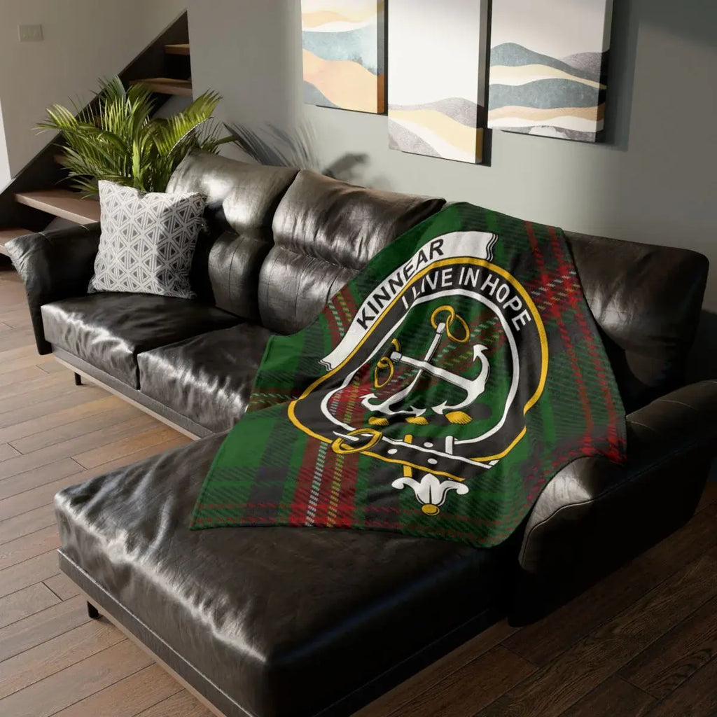 Live in Hope Kinnear Tartan Blanket for All Ages