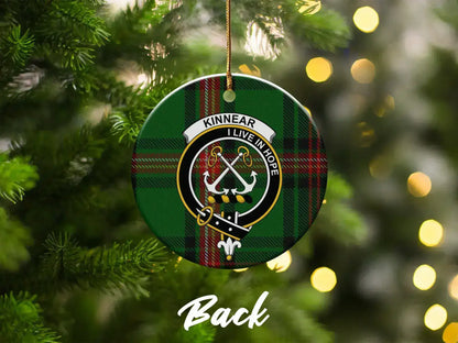 Kinnear I Live In Hope Plaid Design Ornament product