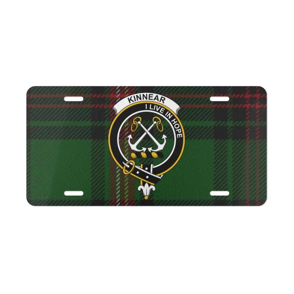 Kinnear I Live In Hope Car License Plate product