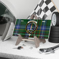 Clan Kirkpatrick tartan crest novelty license plate — full colour I Make Sure design, 12x6 inch aluminium