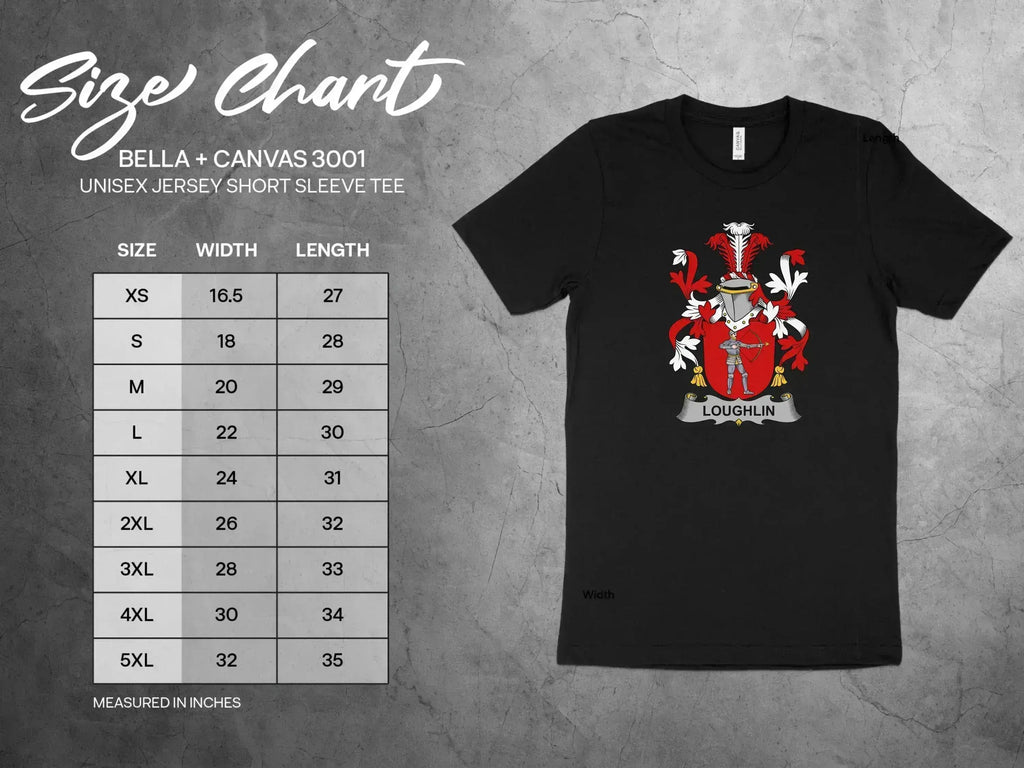 Loughlin Crest Emblem Graphic Unisex Short Sleeve Tee product