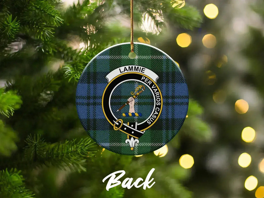 Scottish Clan Tartan Christmas Tree Ornament