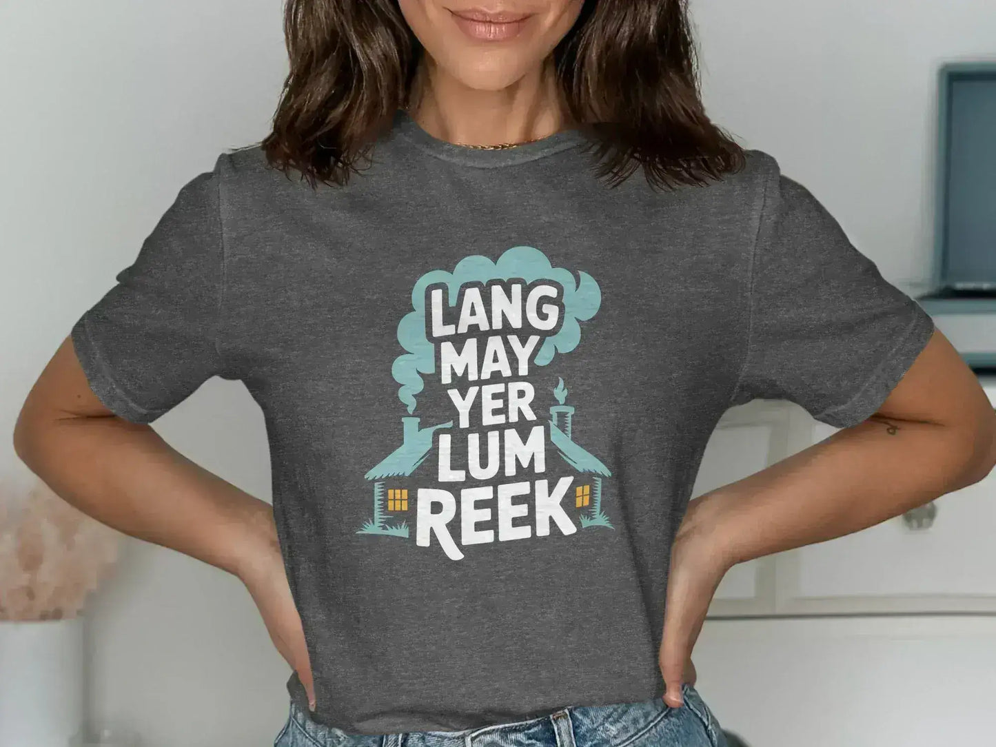 Lang May Yer Lum Reek Graphic Tee product