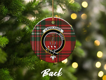 Langlands Spero Plaid Christmas Ornament product type