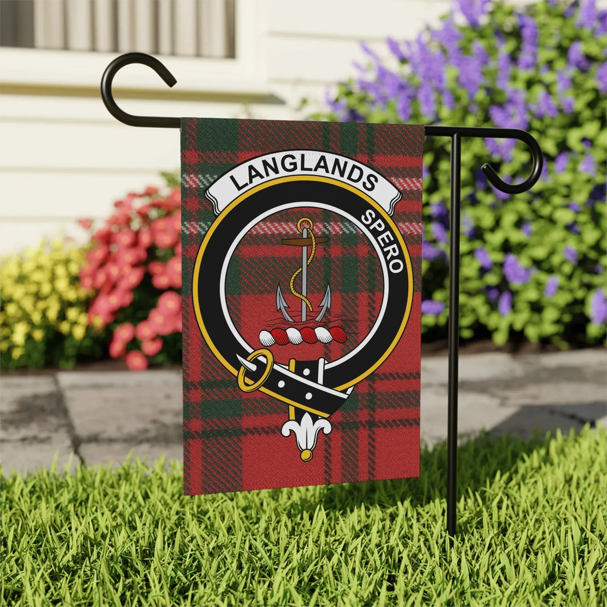 Langlands Spero Tartan Garden Flag Banner