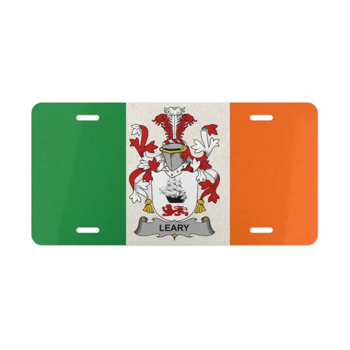 Leary Irish Coat of Arms Decorative License Plate product