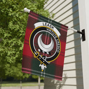 Leask Virtute Cresco Tartan Garden Flag