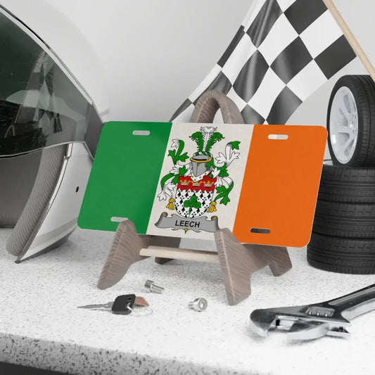 Custom Irish Family Crest License Plate product