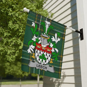 Leech Irish Family Crest Garden Flag