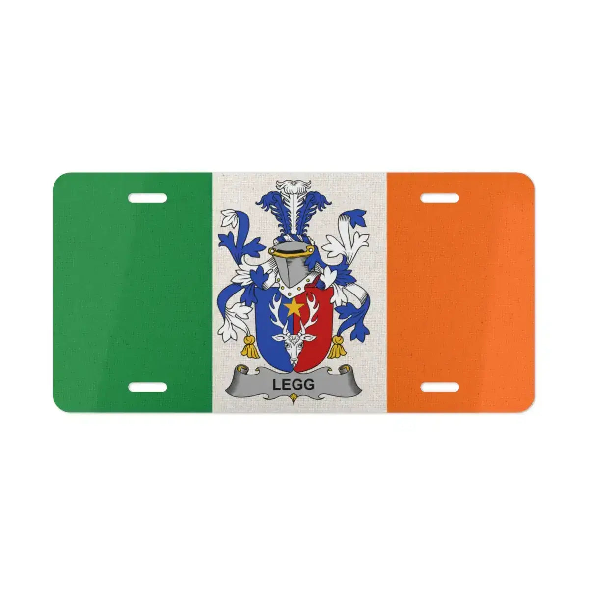 Irish Family Crest License Plate Car Tag product