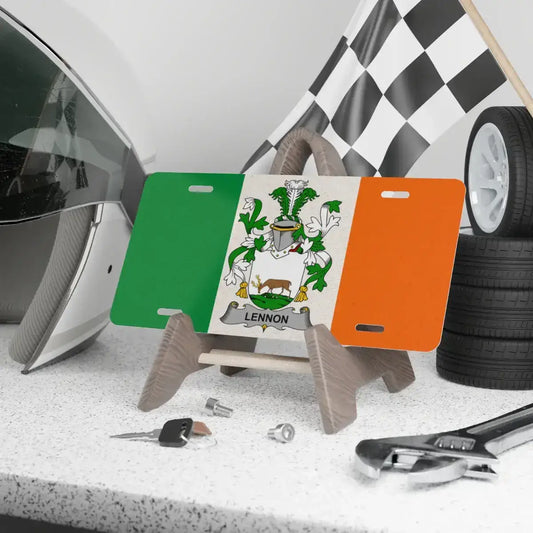 Lennon Irish Coat of Arms Flag License Plate product
