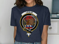 Leslie Grip Fast graphic tee — clan crest design on cotton, unisex fit