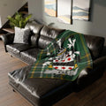 Lill Family Crest Plaid Blanket for Home Decor