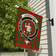 Clan Livingstone Tartan Garden Flag – Scottish Crest