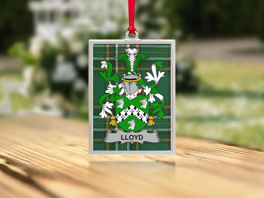 Lloyd Family Crest Ornament Unique Gift product