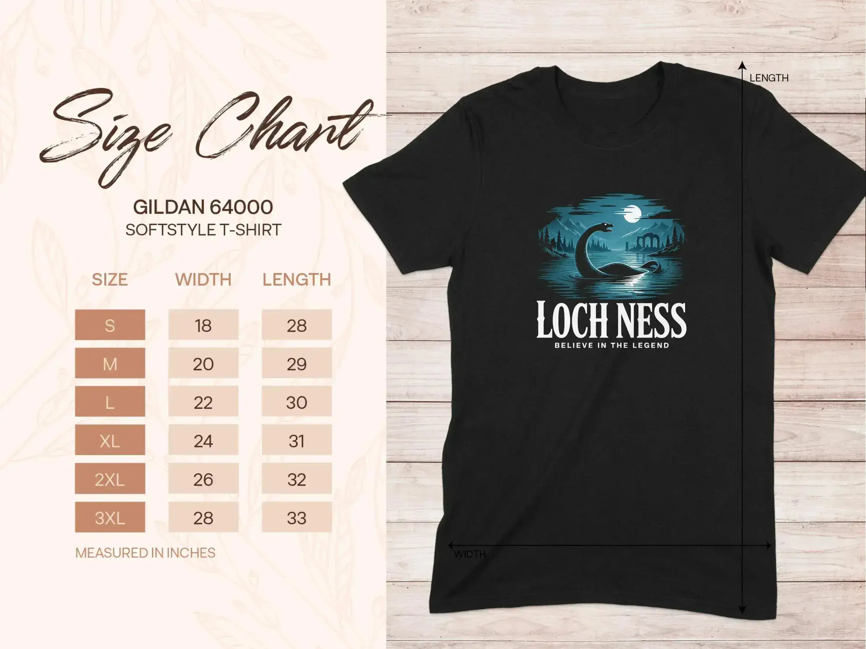 Loch Ness Believe In The Legend Softstyle T-Shirt product