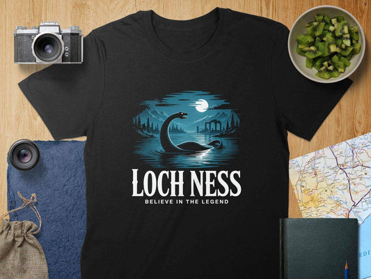 Loch Ness Believe In The Legend Graphic Tee Shirt product