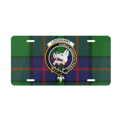 Lockhart Corda Serrata Pando Tartan License Plate product