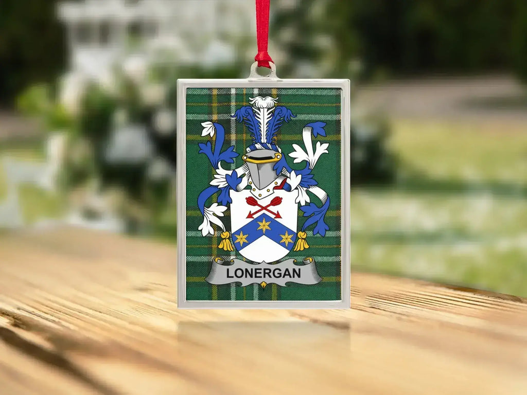 Lonergan Family Crest Shield Plaque Decorative product