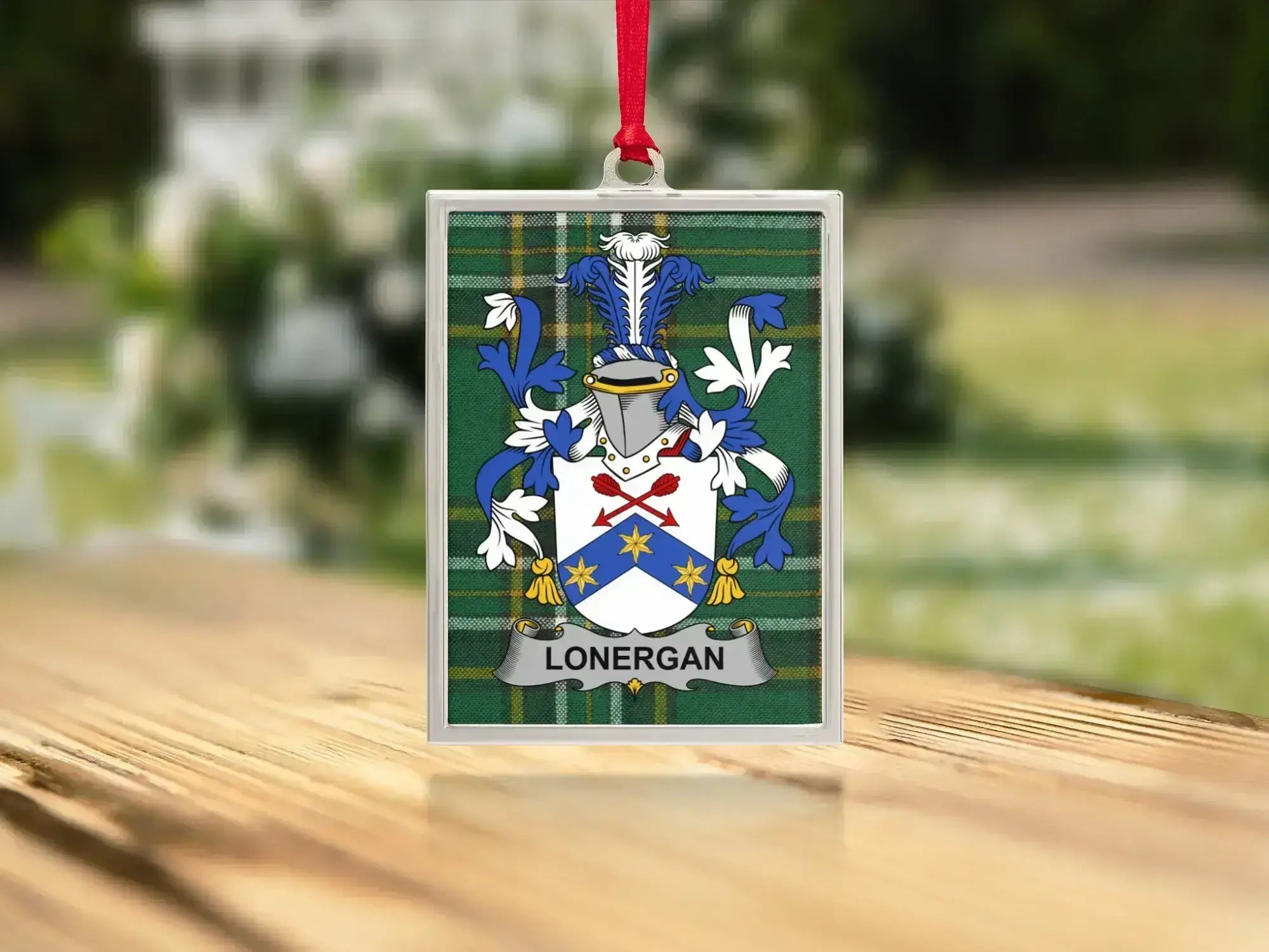 Lonergan Family Crest Shield Plaque Decorative product