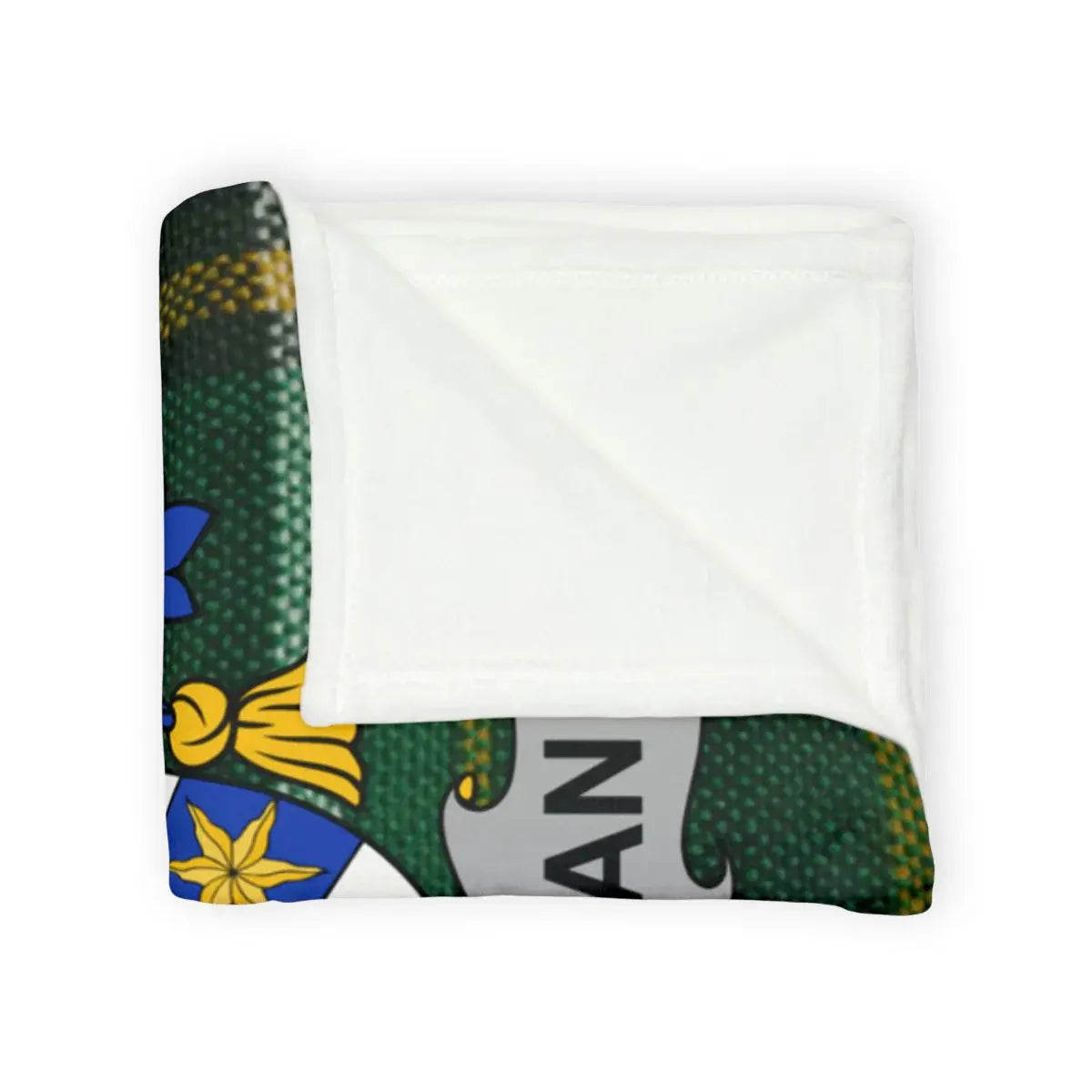 Custom Sherpa Fleece Blanket with Distinct Design