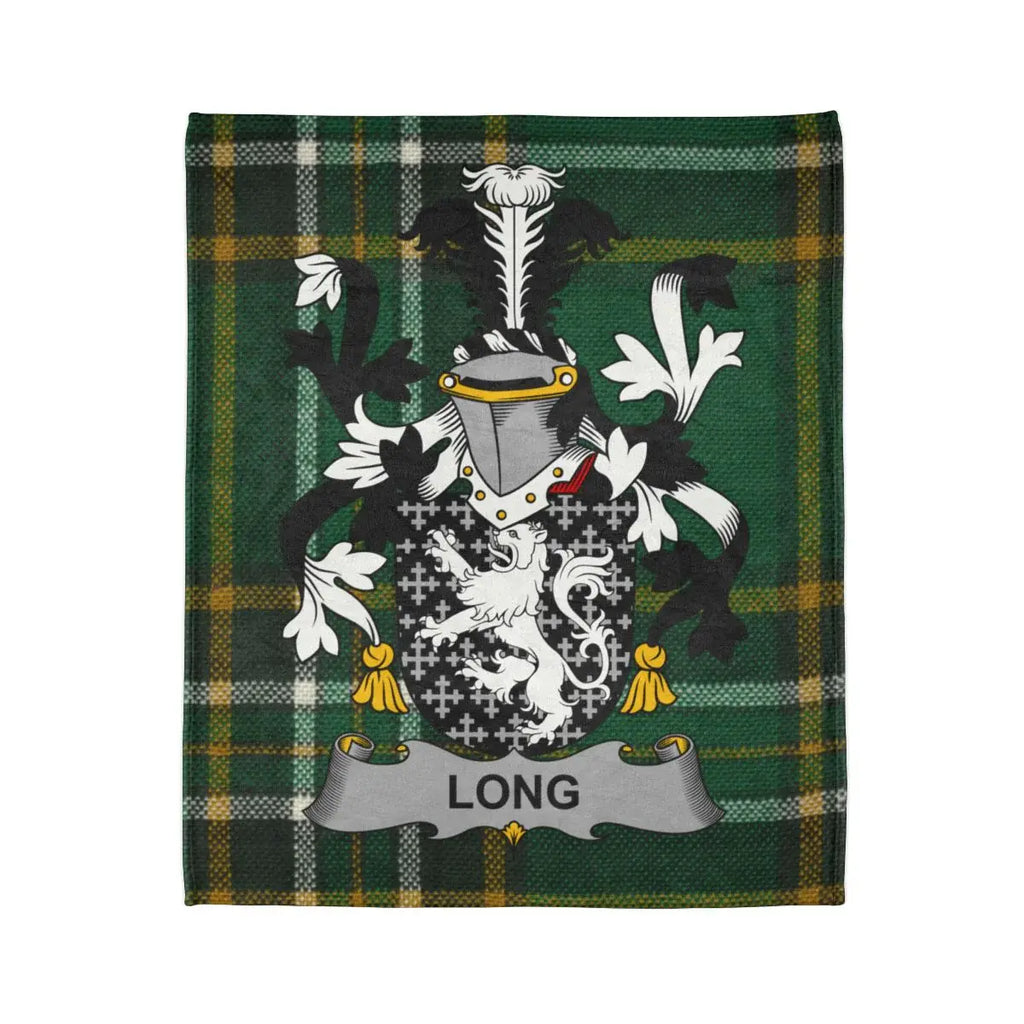 Family Crest with Lion Custom Design Tapestry Blanket