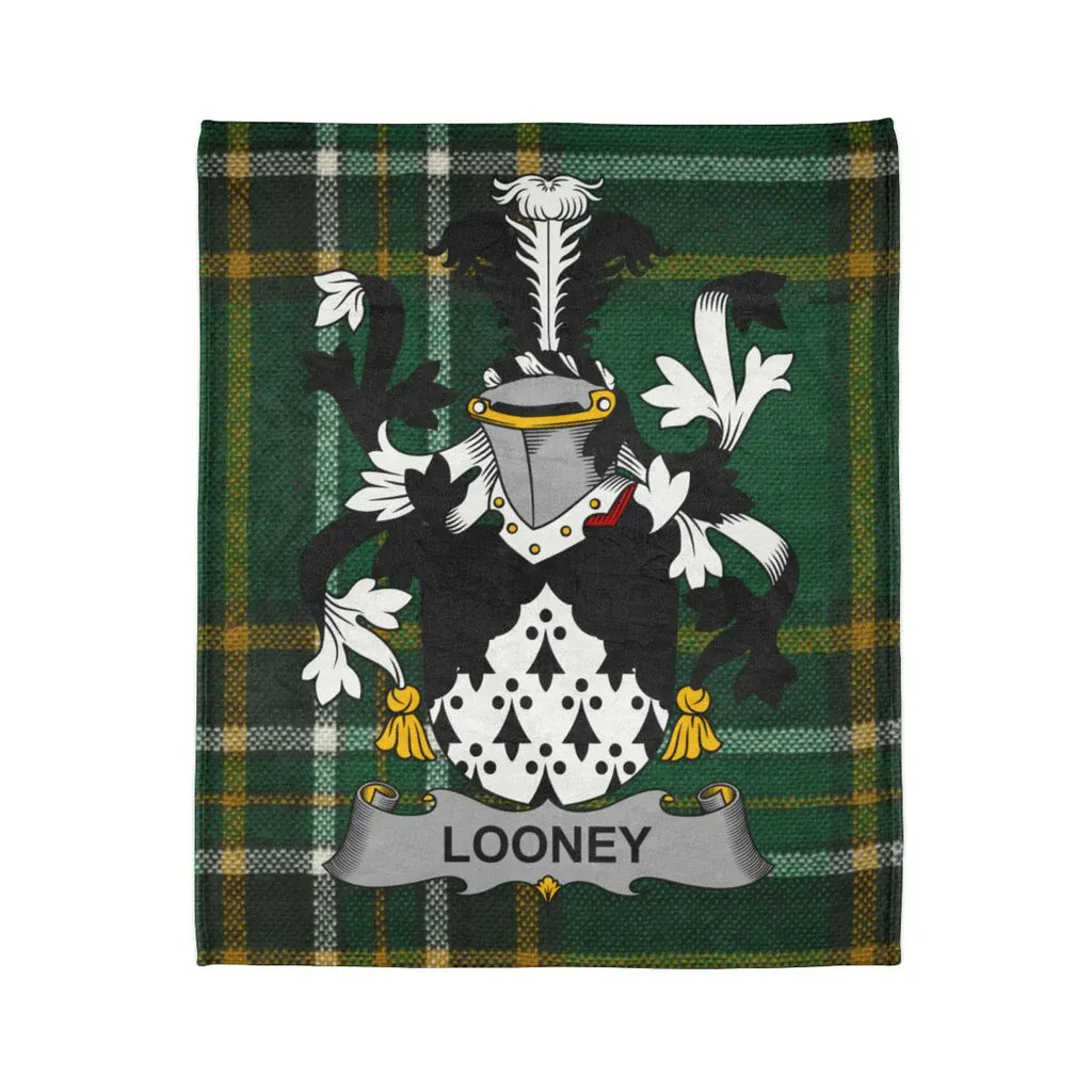 Looney Family Crest Tartan Blanket