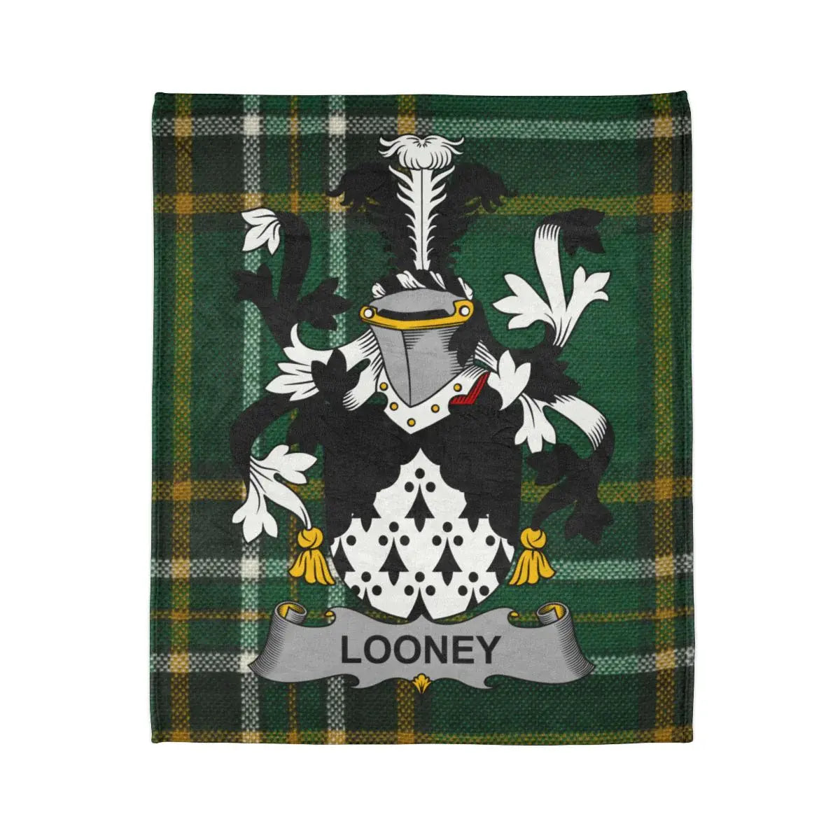 Looney Family Crest Tartan Blanket